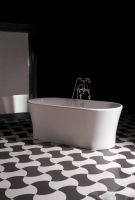 Отдельностоящая ванна из искусственного камня Devon&Devon Fusion 177x82 схема 3