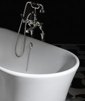 Отдельностоящая ванна из искусственного камня Devon&Devon Fusion 177x82 схема 4