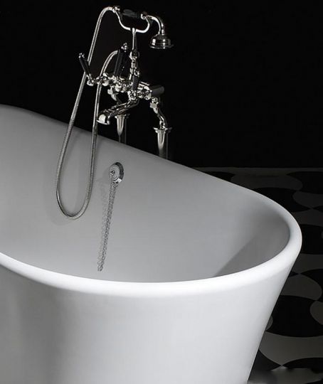 Отдельностоящая ванна из искусственного камня Devon&Devon Fusion 177x82 схема 4