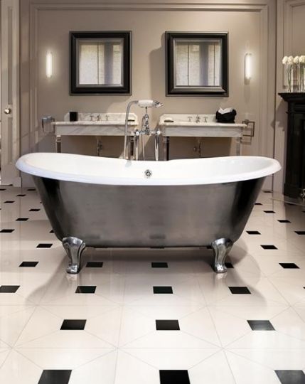 Чугунная ванна Devon&Devon Admiral Lux на ножках 182x80 схема 6