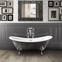 Чугунная ванна Devon&Devon Cherie 168x76 схема 1