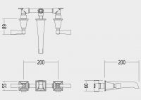 Devon&Devon VIP Time смеситель для ванны 2vptime233 схема 4