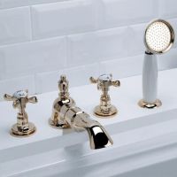 Вентильный смеситель Devon&Devon Antique ada48 на бортик ванны схема 1