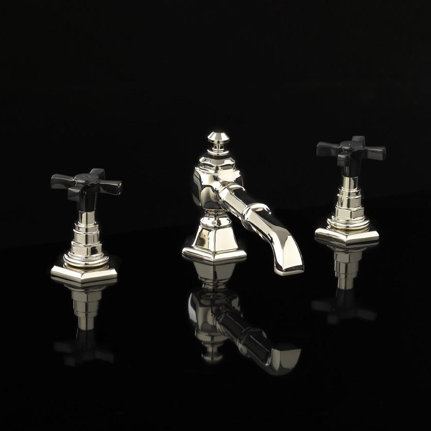 Devon&Devon Jubilee Black Cross смеситель для раковины adjBCS15