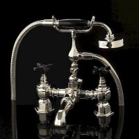 Смеситель для ванны и душа Devon&Devon Jubilee Black Cross adjBCS30 схема 1 Смеситель для ванны и душа Devon&Devon Jubilee Black Cross adjBCS30 схема 1