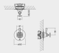 Devon&Devon Jubilee смеситель для душа adnj1060 схема 2 Devon&Devon Jubilee смеситель для душа adnj1060 схема 2