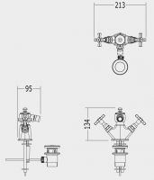 Devon&Devon Jubilee смеситель для биде adnj20 схема 2 Devon&Devon Jubilee смеситель для биде adnj20 схема 2
