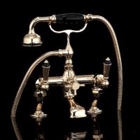 Смеситель для ванны и душа Devon&Devon Black Diamond BLD70B схема 1