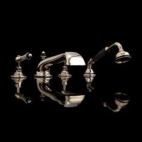 Смеситель для ванны и душа Devon&Devon Black Diamond BLD764 схема 1