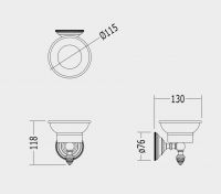 Мыльница Devon&Devon Black Diamond blkd501 схема 2 Мыльница Devon&Devon Black Diamond blkd501 схема 2