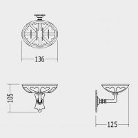 Мыльница Devon&Devon Mayfair DD114 схема 2 Мыльница Devon&Devon Mayfair DD114 схема 2