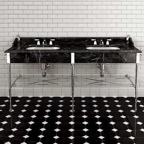 Консоль под раковину Devon&Devon Double Madison Console 192х57 схема 5