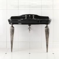 Консоль под раковину Devon&Devon Serenade Ceramic Console metallic 110х57,5 схема 1