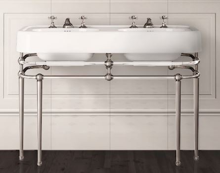 Раковина Devon&Devon Wide Blues Double Basin 124,5х56,5 схема 4 Раковина Devon&Devon Wide Blues Double Basin 124,5х56,5 схема 4