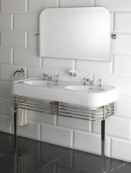 Консоль для двойной раковины Devon&Devon Wide Blues Console 124,5х56,5 ФОТО