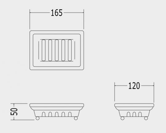 Мыльница Devon&Devon Grace GR10 схема 2 Мыльница Devon&Devon Grace GR10 схема 2