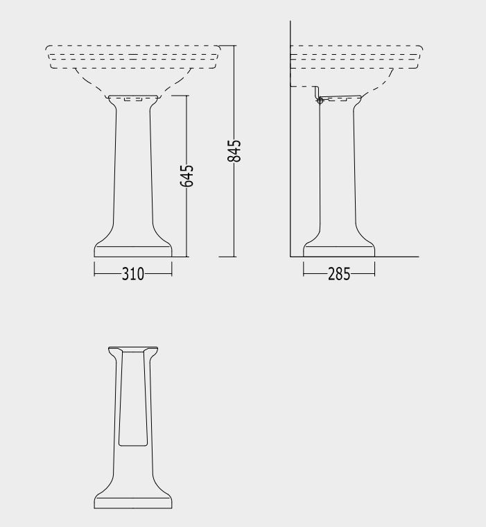 Пьедестал для раковины Devon&Devon Etoile ФОТО