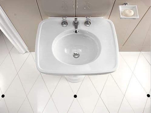 Раковина Devon&Devon Rose 70х57 схема 5