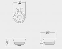 Мыльница Devon&Devon Jubilee JB101 схема 2 Мыльница Devon&Devon Jubilee JB101 схема 2