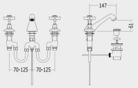 Devon&Devon Coventry смеситель для раковины marf26 схема 2 Devon&Devon Coventry смеситель для раковины marf26 схема 2