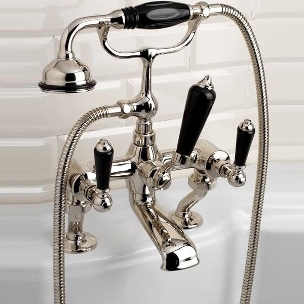 Смеситель для ванны и душа Devon&Devon Black Dandy MARF40B ФОТО