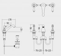 Devon&Devon Dandy смеситель для раковины marf46 схема 2 Devon&Devon Dandy смеситель для раковины marf46 схема 2