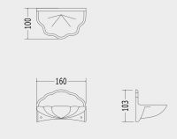 Мыльница Devon&Devon Emily MIL504E схема 2