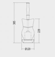 Щётка для унитаза Devon&Devon Emily MIL518E/BI схема 2