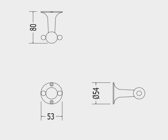 Вешалка для ванной комнаты Devon&Devon New York NY113 схема 2