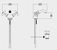 Devon&Devon City смеситель для раковины utci110 схема 2