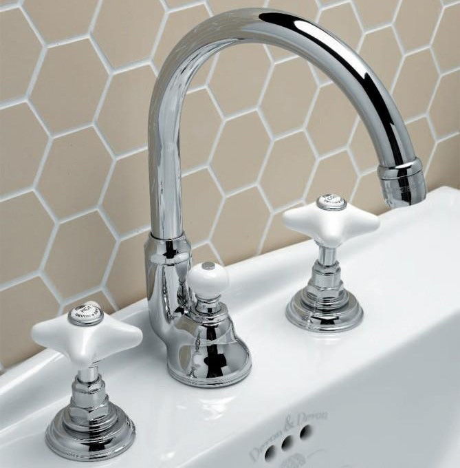 Devon&Devon White Rose смеситель для раковины utwr700a