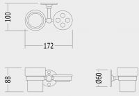 Стакан Devon&Devon Cavendish WM06 схема 3 Стакан Devon&Devon Cavendish WM06 схема 3