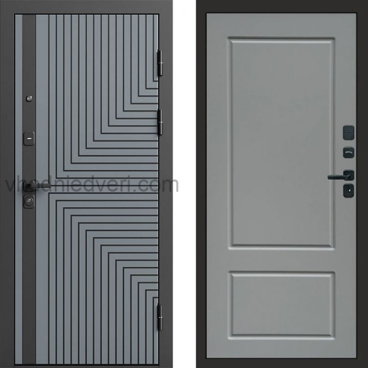 Входная дверь Termo-door Квантум Грей - Марсель Грей софт