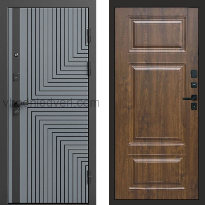 Входная дверь Termo-door Квантум Грей - Лион Дуб