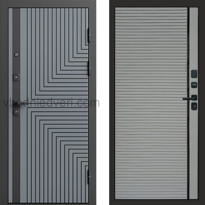 Входная дверь Termo-door Квантум Грей - Porte Грей софт