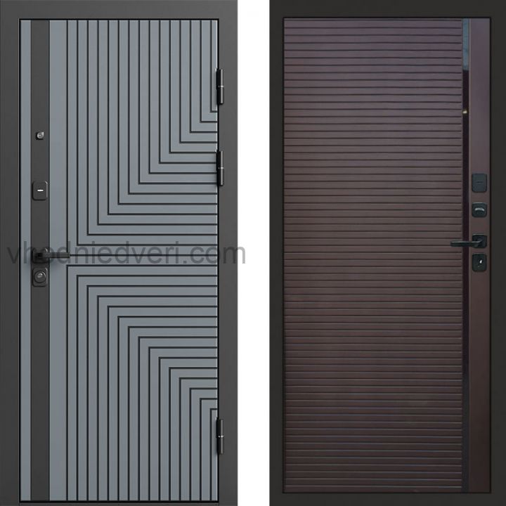 Входная дверь Termo-door Квантум Грей - Porte Шоколад