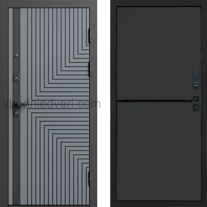 Входная дверь Termo-door Квантум Грей - Нео Графит
