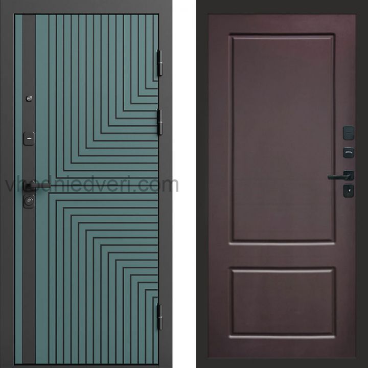 Входная дверь Termo-door Квантум velutto verde - Марсель Шоколад