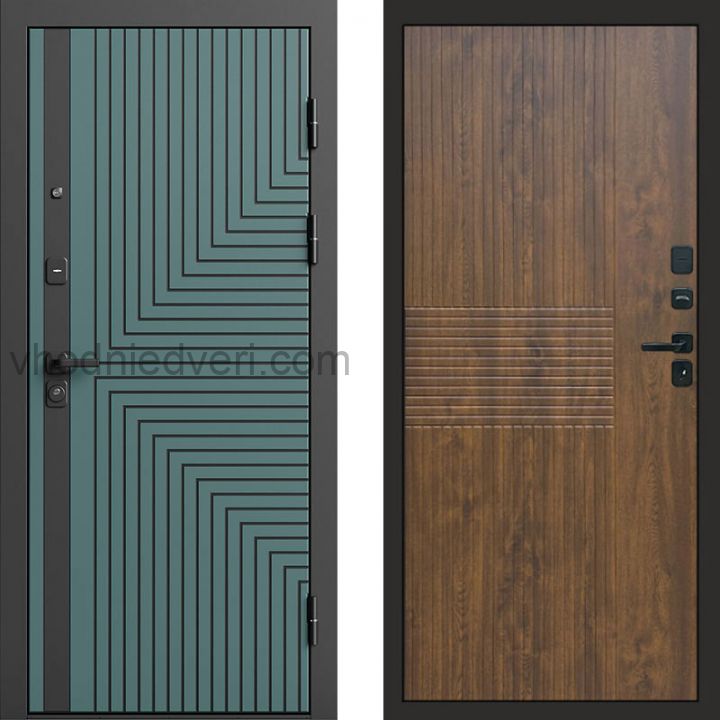Входная дверь Termo-door Квантум velutto verde - Мастино Дуб
