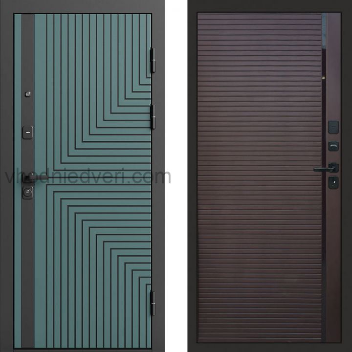 Входная дверь Termo-door Квантум velutto verde - Porte Шоколад