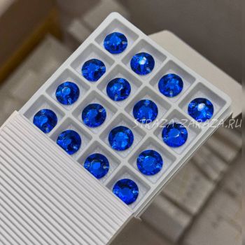K9 Luxe Пришивные Стразы Capri_Blue Сириус 12 мм