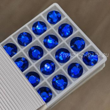 K9 Luxe Пришивные Стразы Capri_Blue Сириус 14 мм