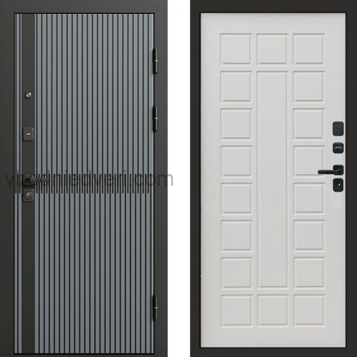 Входная дверь Termo-door Граунд Грей - Престиж Бежевый матовый