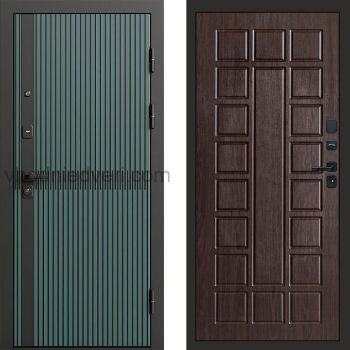 Входная дверь Termo-door Граунд velutto verde - Престиж Венге