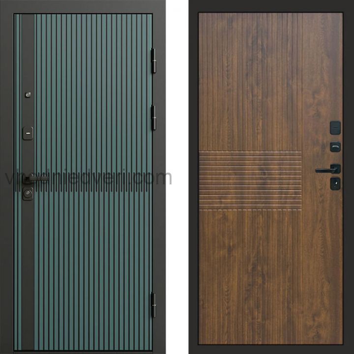 Входная дверь Termo-door Граунд velutto verde - Мастино Дуб