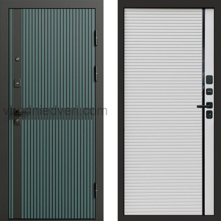 Входная дверь Termo-door Граунд velutto verde - Porte white