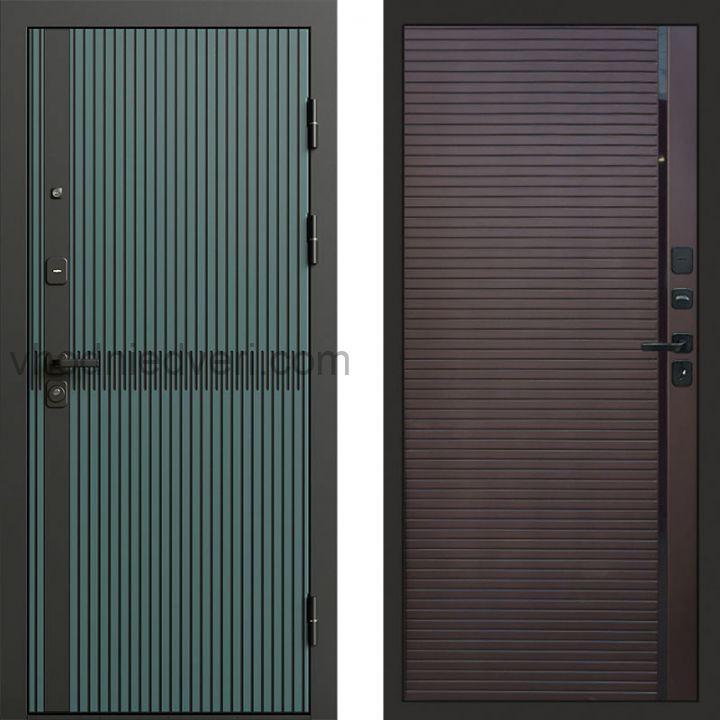 Входная дверь Termo-door Граунд velutto verde - Porte Шоколад