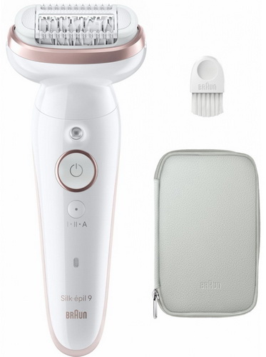 Эпилятор Braun S9 SES 9-000 Flamingo SmartTouch розовое золото/ белый