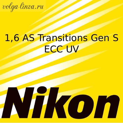 Nikon Lite AS 1.6 Transitions  Gen S ECC UV