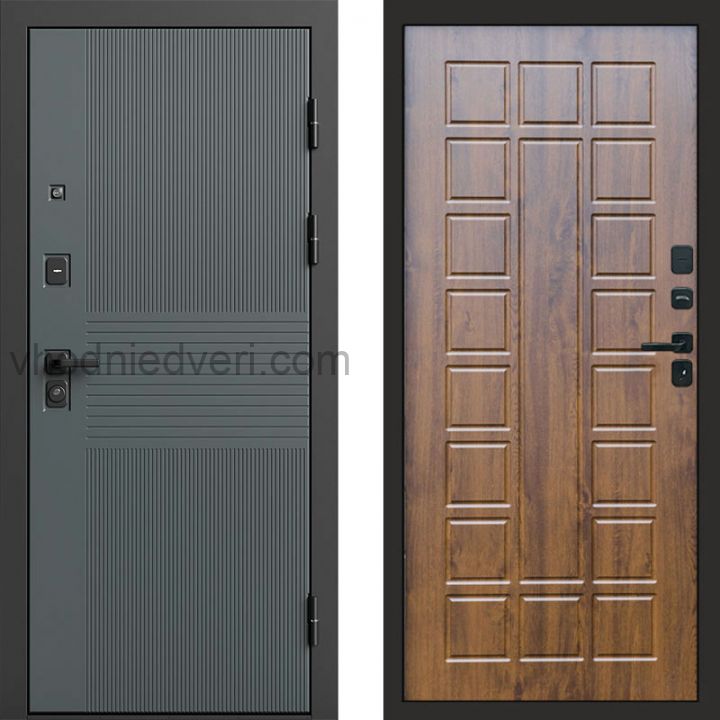 Входная дверь Termo-door Селект Графит - Престиж Дуб